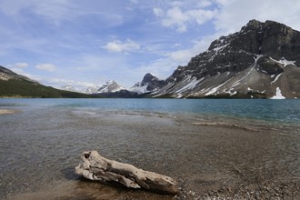 Bow Lake and Crowfoot Mountain, Icefields Parkway, Banff National Park, Alberta, Canada