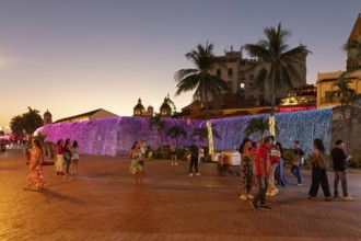 Old city wall, Cartagena, Colombia
