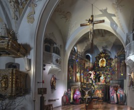 Holy Sepulchre created around 1800, St Michael's Parish Church, Kirchstr. 15, Aschau, Chiemgau,
