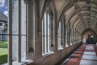 Cloister of Bebenhausen Monastery, built around 1500, Bebenhausen district of Tübingen,