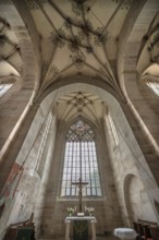 Chancel of the castle church in Bebenhausen Monastery, Bebenhausen district of Tübingen,