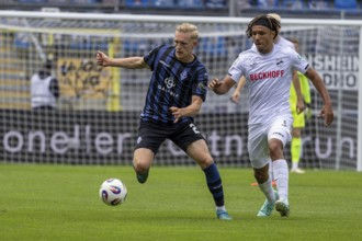 Football 3rd division, 2025/26 season, matchday 1: Waldhof Mannheim v SC Verl***On the ball: Julian
