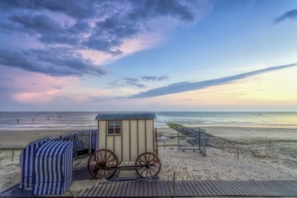 Wedding car on the beach Norderney Germany
