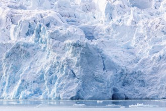 Glacier tongue, ice, bay, Lillienhöökbreen, Spitsbergen, Svalbard