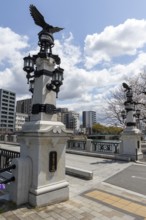 Tourist attraction, place of interest, historic Enkobashi stone bridge over the Enko River with