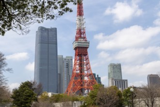 Sightseeing, tourist attraction, Tokyo Tower, Minato City, Tokyo, Japan