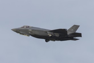Lockheed Martin F-35 Lightning II fighter military aircraft of the United States air force USAF