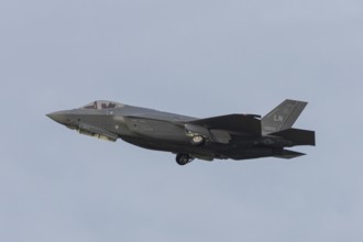 Lockheed Martin F-35 Lightning II fighter military aircraft of the United States air force USAF