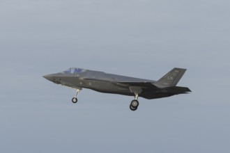 Lockheed Martin F-35 Lightning II fighter military aircraft of the United States air force USAF in