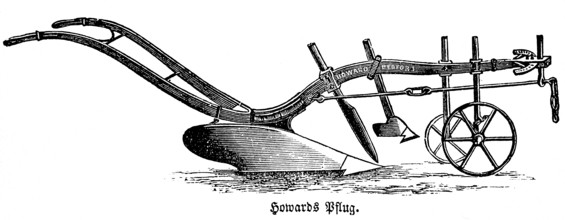 Howard's plough, agriculture in the 19th century, Australian inventor and entrepreneur, wheels,