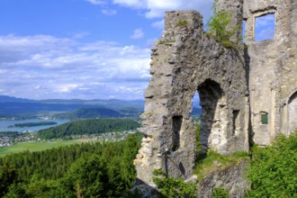 Finkenstein castle ruins, Burgarena Finkenstein, Altfinkenstein, Finkenstein am Faaker See,