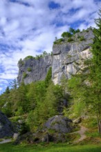 Rocks, climbing rocks, Kanzianiberg, Finkenstein am Faaker See, Carinthia, Austria