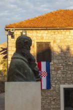 Monument to Petar Hektorovic, Starigrad, island of Hvar, Dalmatia, Croatia