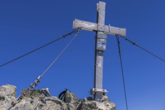 Summit cross, Brennkogel, Glockner area, Pinzgau, summit book