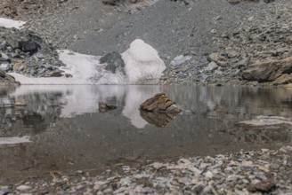 Landscape panorama, summit cross, Brennkogel, lake, GroÃŸglockner, Pinzgau
