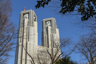 Architecture, Facade of the Tokyo Metropolitan Government Building, Tokyo prefectural government