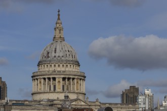 Dome of St. Pauls cathedral, City of London, England, United Kingdom
