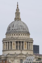 Dome of St. Pauls cathedral, City of London, England, United Kingdom