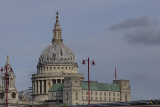 Dome of St. Pauls cathedral, City of London, England, United Kingdom