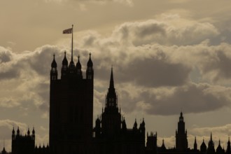 Big Ben or The Elizabeth Tower clock tower of the Palace of Westminster or Houses of Parliment