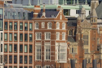 Close up of an office building, City of London, England, United Kingdom