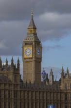 Big Ben or The Elizabeth Tower clock tower of the Palace of Westminster or Houses of Parliment,