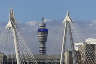 Britsh telecoms or BT tower, City of London, England, United Kingdom