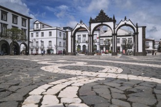 Portas da Cidade, Old Town of Ponta Delgada, SÃ£o Miguel, Azores, Portugal