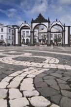 Portas da Cidade, Old Town of Ponta Delgada, SÃ£o Miguel, Azores, Portugal