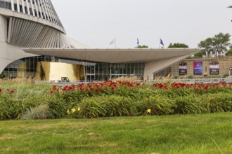 Architecture, main entrance of the casino building, Montreal, Province of Quebec, Canada