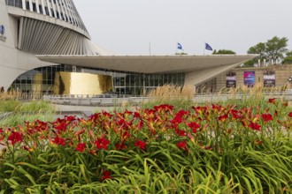 Architecture, main entrance of the casino building, Montreal, Province of Quebec, Canada