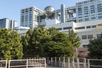 Architecture, Fuji Broadcasting Centre, Odaiba, Minato City, Tokyo, Japan