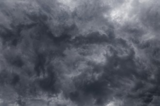 Nature, dark rain clouds, Province of Quebec, Canada