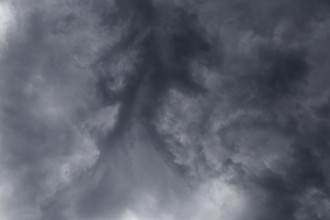 Nature, dark rain clouds, Province of Quebec, Canada