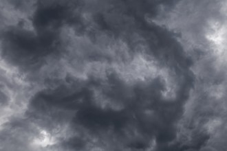 Nature, dark rain clouds, Province of Quebec, Canada