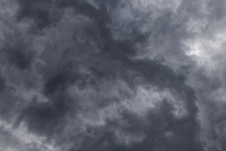 Nature, dark rain clouds, Province of Quebec, Canada