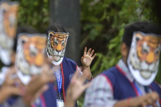 Agartala, Tripura, India, 29-07-2025: Students of NSS (National Service Scheme) unit from Mahatma
