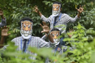 Agartala, Tripura, India, 29-07-2025: Students of NSS (National Service Scheme) unit from Mahatma