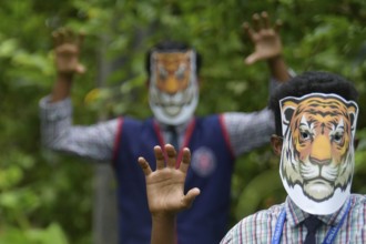 Agartala, Tripura, India, 29-07-2025: Students of NSS (National Service Scheme) unit from Mahatma
