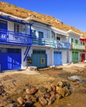 The colourful fishing village of Klima, Milos, Cyclades Islands, Greece