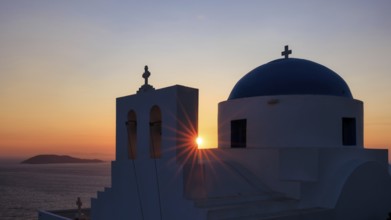Sunrise at Panagia Skopiani, an Orthodox Chapel dedicated to Mary, Serifos, Cyclades Islands,
