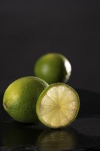 Limes on a stone slab