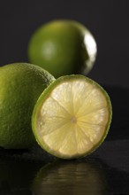 Limes on a stone slab