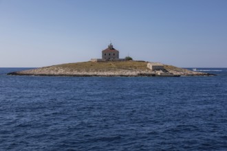 Lighthouse island Pokonji Dol, near Hvar, Dalmatia, Croatia