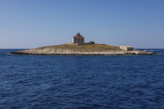 Lighthouse island Pokonji Dol, near Hvar, Dalmatia, Croatia