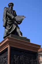 Monument, Sculpture, Johannes Gutenberg, Place Gutenberg, Grande Île, Strasbourg, Strasbourg, Old