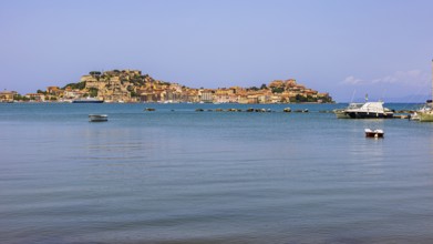 Portoferraio, view from San Giovanni, Elba Island, Tuscan Archipelago National Park, Tuscany, Italy