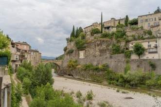 Scenery around Vaison-la-Romaine, a town in the Vaucluse department in the Provence region in