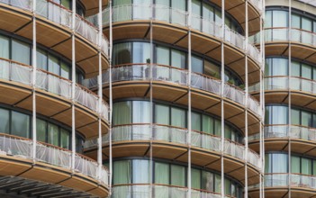 Architectural detail seen in Monte Carlo in Monaco, a sovereign city-state and microstate on the