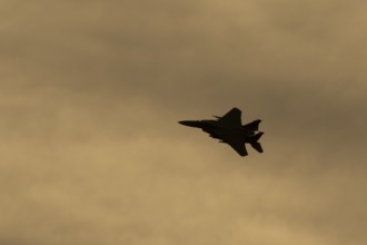 McDonnell Douglas F-15E Strike Eagle fighter military aircraft of the United States air force USAF